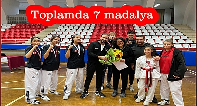 Toplamda 7 madalya