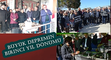 Büyük depremin birinci yıl dönümü