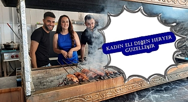 Kadın elinin deydiği her yer güzelleşir