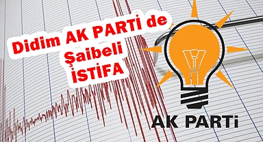 Didim Ak Parti de Şaibeli istifa
