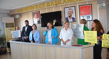 CHP Kadın Kolları ARGAN için İsyandayiz dedi
