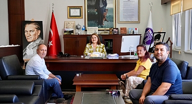 Didim Çalışan Gazeteciler Derneğinden Başkana Ziyaret