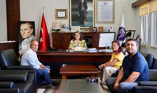Didim Çalışan Gazeteciler Derneğinden Başkana Ziyaret