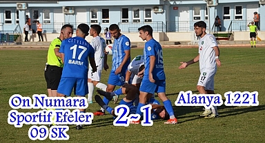 Efeler 09 SK, Alanya 1221 FK’yı puansız gönderdi; 2-1
