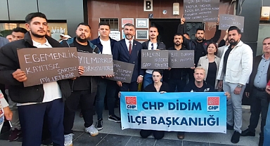 CHP'li Özer'in tutuklanmasına Didim'den tepki…