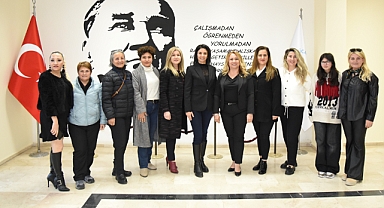 TOBB Aydın İl Kadın Girişimciler Kurulu Yönetimi Odamızı Ziyaret Etti