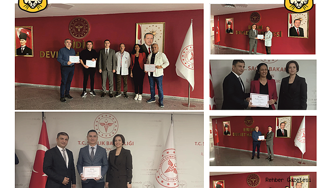 DİDİM DEVLET HASTANESİ’NDE PARDUS BAŞARISINA TEŞEKKÜR BELGESİ