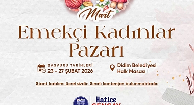 EMEKÇİ KADINLARIMIZ ÜRÜNLERİNİ DİDİMLİLERLE BULUŞTURACAK