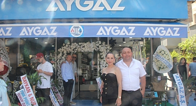 Didim Aygaz bayii yeni konsepti ile yeniliklerle açılış yaptı